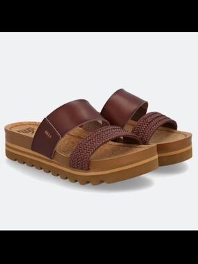 Reef Cushion Vista High Slide Sandals NEW 8.5